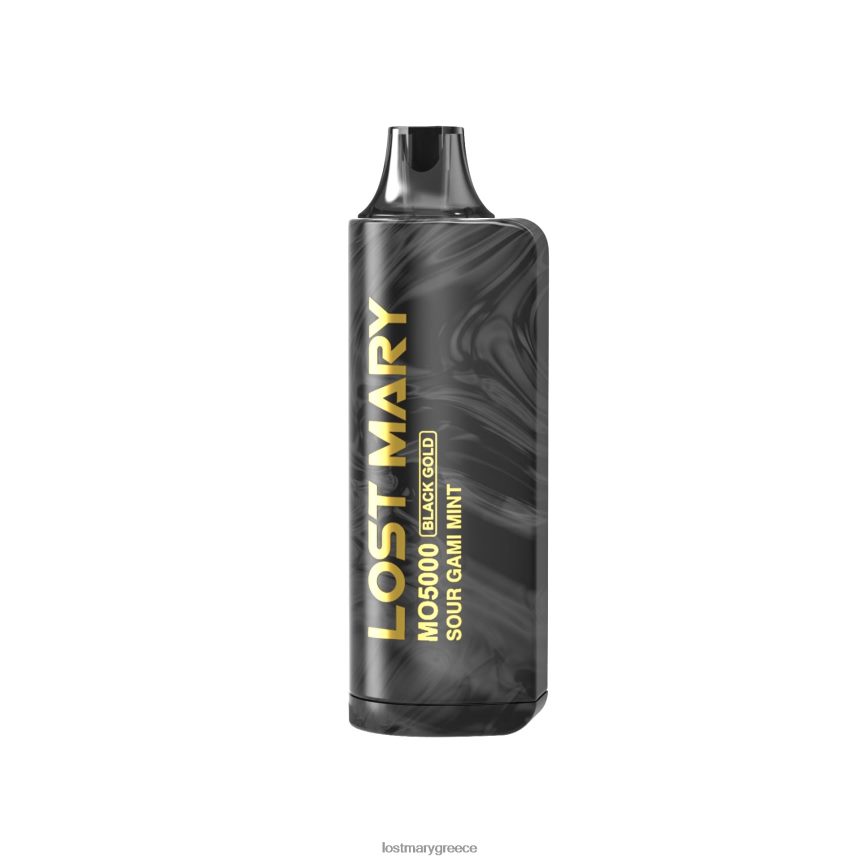 mo5000 μαύρο χρυσό μιας χρήσης 10ml 64440J4 - LOST MARY σημεια πωλησησ - LOST MARY ξινή μέντα γκαμί