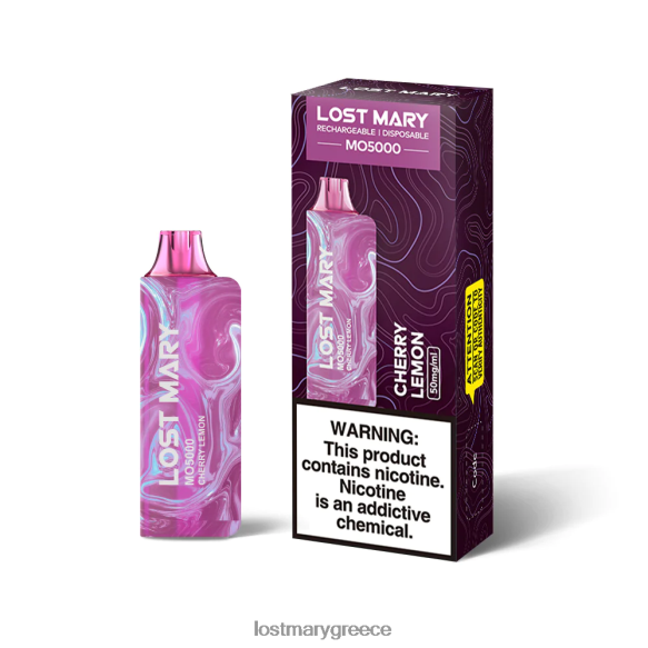 χαμένη μαίρη mo5000 - LOST MARY vape Greece νικοτινη - κεράσι λεμόνι 2P88R23