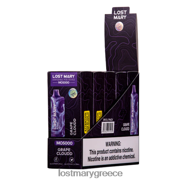 χαμένη μαίρη mo5000 - LOST MARY vape Greece νικοτινη - σύννεφο σταφυλιού 2P88R33