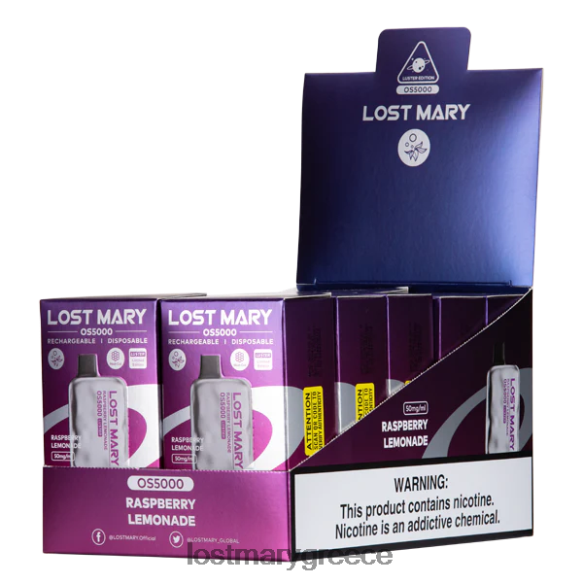 έχασε τη λάμψη της mary os5000 - LOST MARY νικοτινη - λεμονάδα βατόμουρο 2P88R60