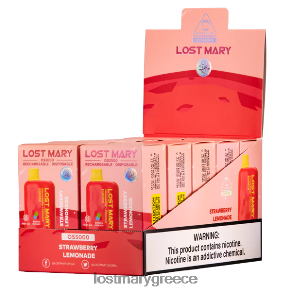 χαμένη μαίρη os5000 - LOST MARY σημεια πωλησησ· - λεμονάδα φράουλα 2P88R68