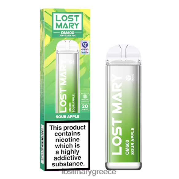 χαμένος ατμός μιας χρήσης mary qm600 - LOST MARY online - ξινόμηλο 2P88R165