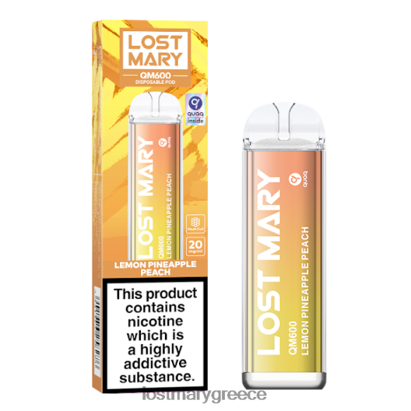 χαμένος ατμός μιας χρήσης mary qm600 - LOST MARY vape Greece νικοτινη - λεμόνι ανανά ροδάκινο 2P88R163