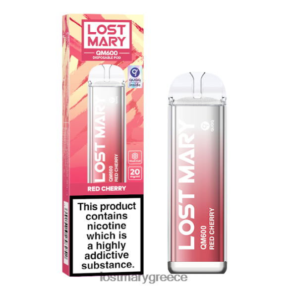 χαμένος ατμός μιας χρήσης mary qm600 - LOST MARY vapes - κόκκινο κεράσι 2P88R162