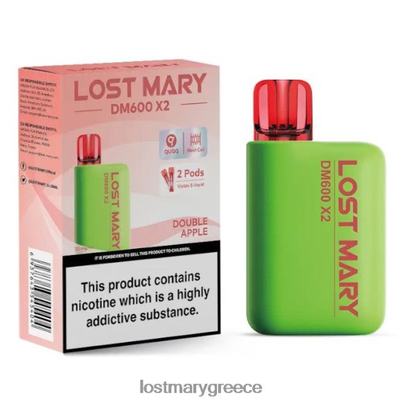 χαμένος ατμός μιας χρήσης mary dm600 x2 - LOST MARY ελλαδα - διπλό μήλο 2P88R191