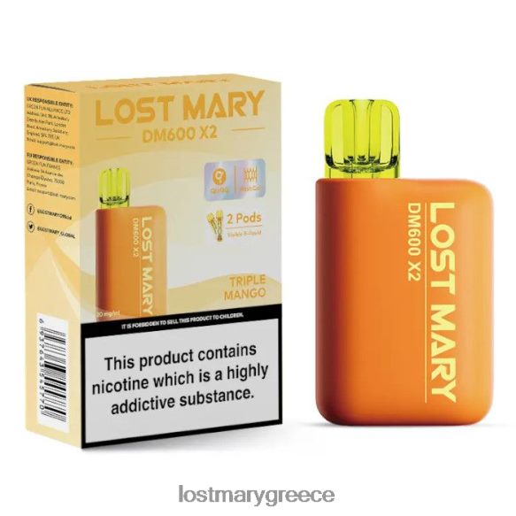 χαμένος ατμός μιας χρήσης mary dm600 x2 - LOST MARY κριτικεσ - τριπλό μάνγκο 2P88R199