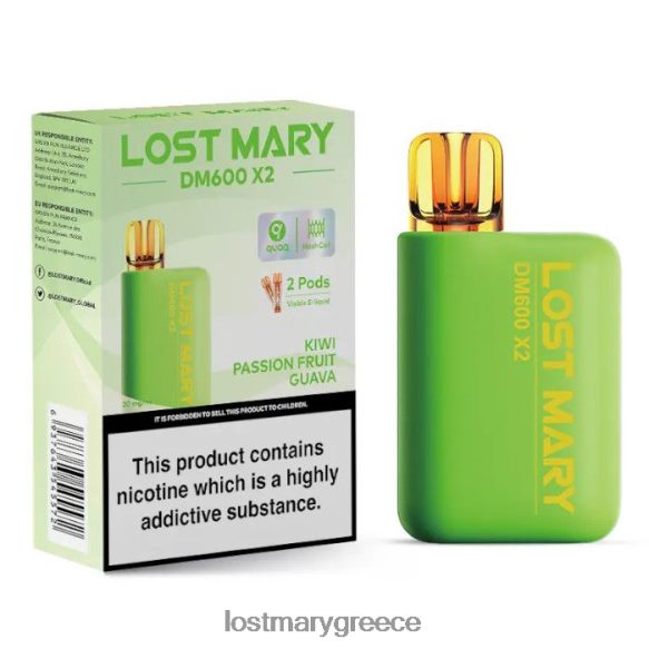 χαμένος ατμός μιας χρήσης mary dm600 x2 - LOST MARY vape Greece νικοτινη - ακτινίδιο γκουάβα πάθους 2P88R193